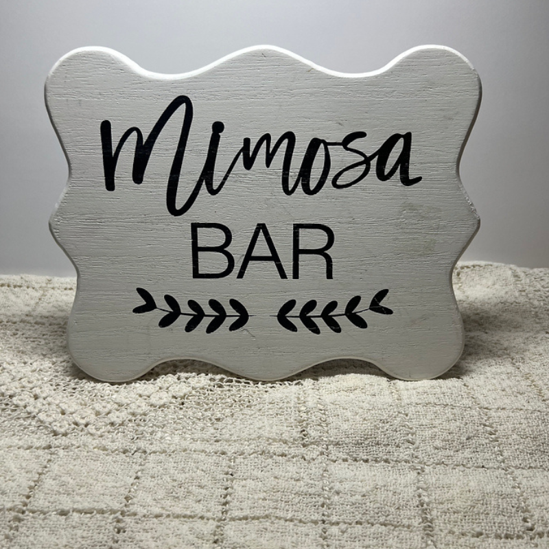  Mimosa Bar Sign 8 x 10